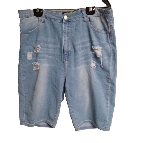 BBA distressed jean shorts size 3XL - Picture 1 of 15